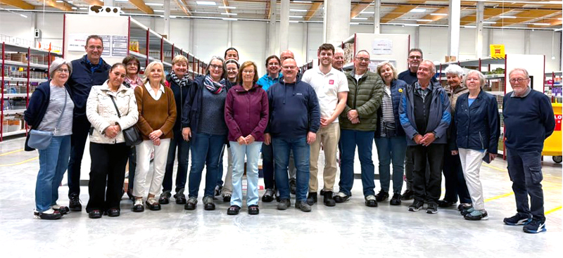 Sehnder Tafelteam besucht Picnic Online-Supermarkt in Sehnde