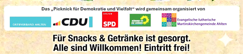 Miteinander für Ahlten: Picknick für Demokratie und Vielfalt