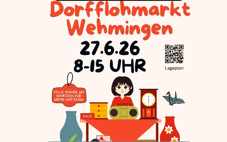 Dorfflohmarkt in Wehmingen am Sonnabend