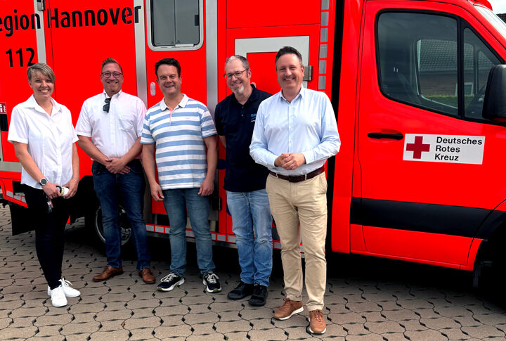 Sehnder Grüne besuchen DRK-Rettungswache in Sehnde