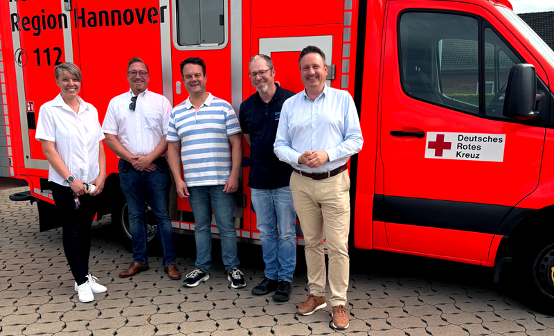 Sehnder Grüne besuchen DRK-Rettungswache in Sehnde