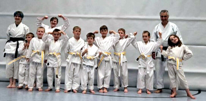 Erste Gürtelprüfung der Jüngsten ab 4 Jahre im Karate Dojo Lehrte
