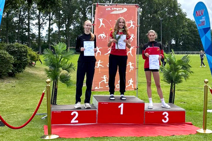 Landesmeisterschaften 3.000 Meter in Lingen: Wimpernschlag fehlt Lisa zu Platz 2