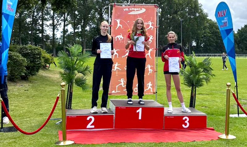 Landesmeisterschaften 3.000 Meter in Lingen: Wimpernschlag fehlt Lisa zu Platz 2