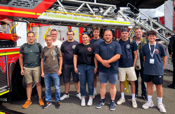 Zusammenkünfte und Austausch neben dem INTERSCHUTZ-Besuch in einigen Sehnder Ortswehren