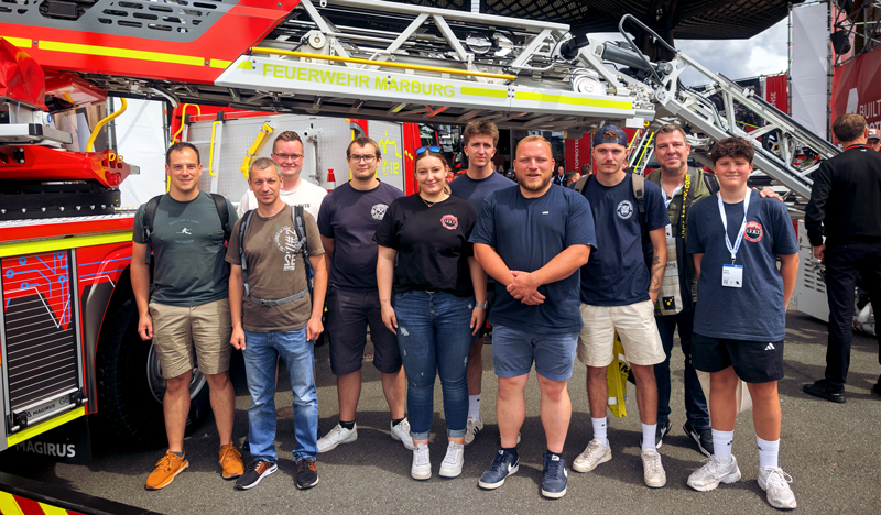 Zusammenkünfte und Austausch neben dem INTERSCHUTZ-Besuch in einigen Sehnder Ortswehren