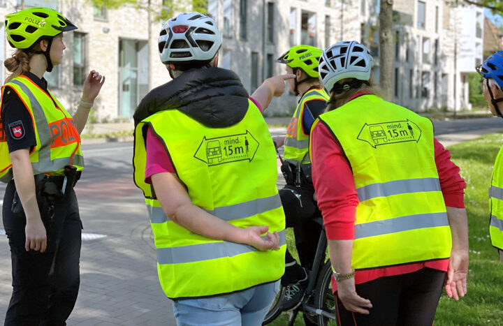 Sicherheit erfahren – Themenradtour für Personen 60+ mit der Polizei in Lehrte