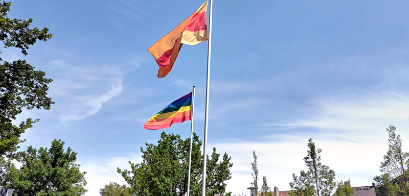 Regenbogenflagge vor dem Rathaus in Sehnde gestohlen