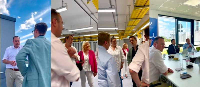 CDU-Delegation besucht Avacon Data Center in Sehnde