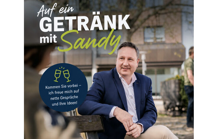 Bürgermeisterkandidat Sandy Steve Choitz lädt zum grünen Gespräch nach Gretenberg