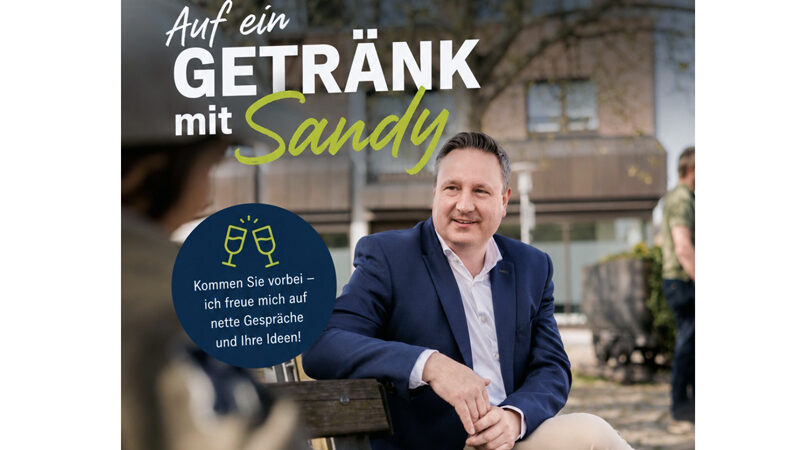 Bürgermeisterkandidat Sandy Steve Choitz lädt zum grünen Gespräch nach Gretenberg