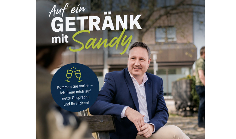 Bürgermeisterkandidat Sandy Steve Choitz lädt zum grünen Gespräch nach Gretenberg