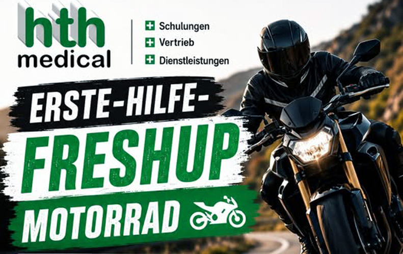 Erste Hilfe Auffrischung in Sehnde speziell für Biker