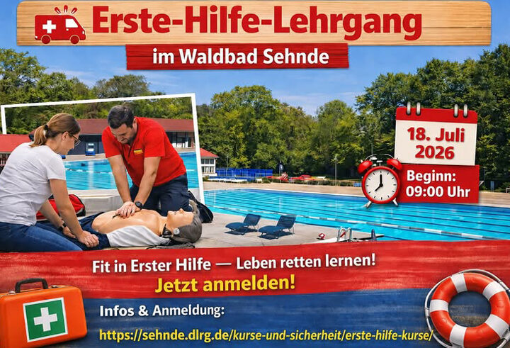 Erste Hilfe Lehrgang in Sehnde angeboten
