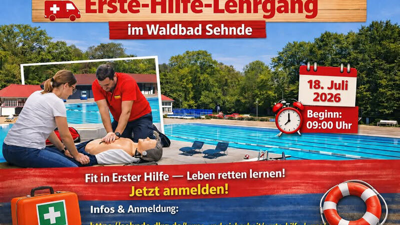 Erste Hilfe Lehrgang in Sehnde angeboten
