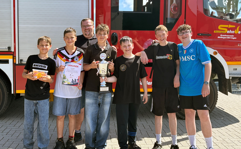 Fahrradrallye der Jugendfeuerwehren fordert Geschick und Teamgeist
