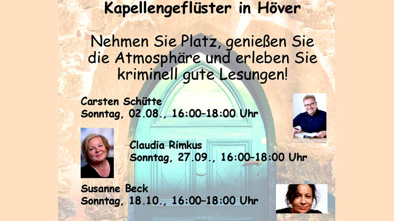 Kapellengeflüster in Höver: Kultur pur in ungewöhnlicher Atmosphäre