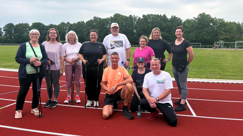 Nordic-Walking-Gesundheitskurs beim TVE Sehnde begeistert