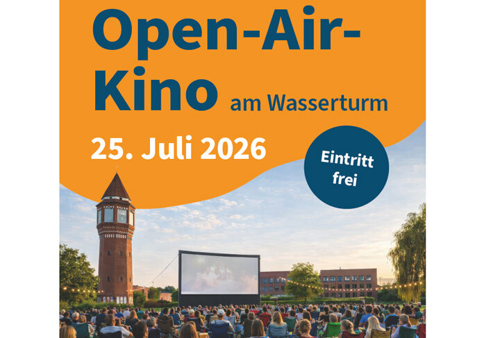 Erstes Open-Air-Kino im Hohnhorstpark am Wasserturm in Lehrte