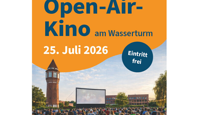 Erstes Open-Air-Kino im Hohnhorstpark am Wasserturm in Lehrte