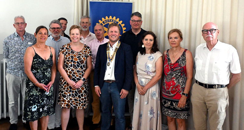 Tobias Hartz übernimmt die Präsidentschaft des Rotary Clubs Lehrte-Burgdorfer Land