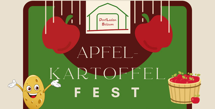 Apfel- und Kartoffelfest am Dorfladen Bolzum