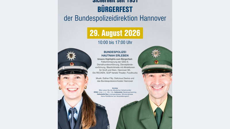 75 Jahre Bundespolizei: Bürgerfest mit spektakulären Einsatzvorführungen und GSG 9