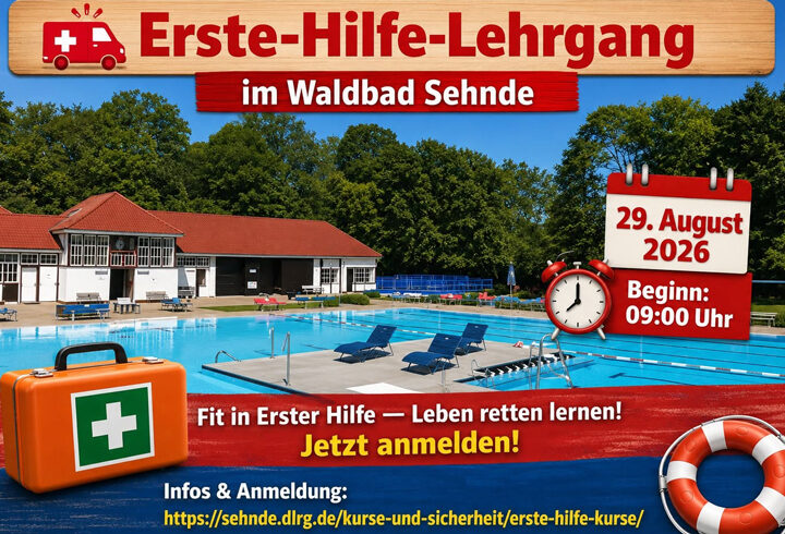 Erste-Hilfe-Lehrgang der DLRG Sehnde im Waldbad