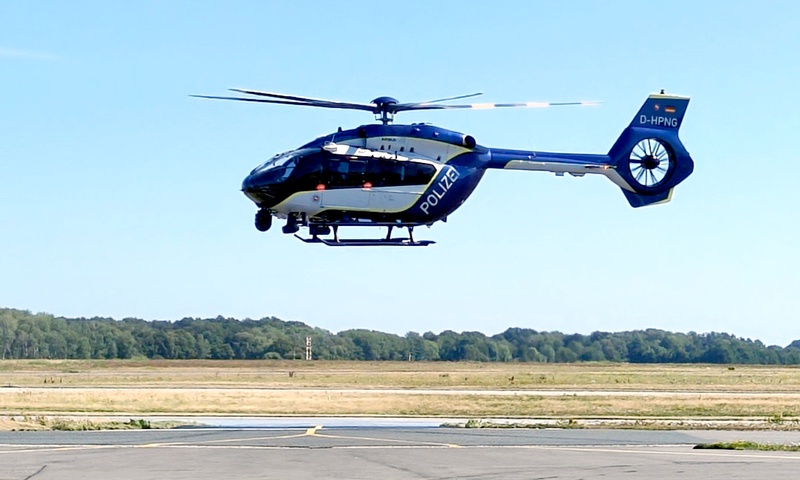 Polizeihubschrauber feierlich eingeweiht: Eine moderne Unterstützung aus der Luft stärkt die Einsatzfähigkeit