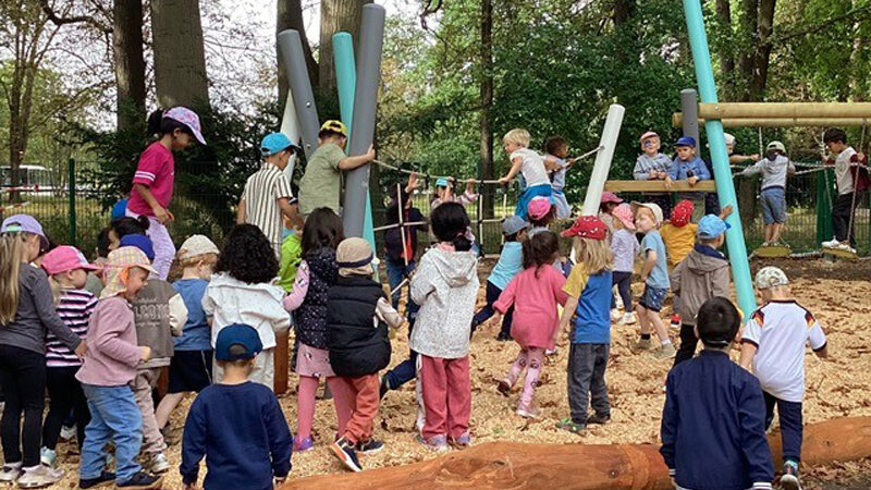 Neues Klettergerüst für die Lehrter Kindertagesstätte Hohnhorstweg