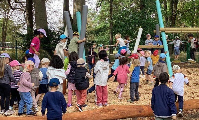 Neues Klettergerüst für die Lehrter Kindertagesstätte Hohnhorstweg