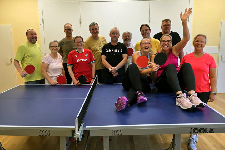 Die MTV Wassel Tischtennistruppe dreht auf