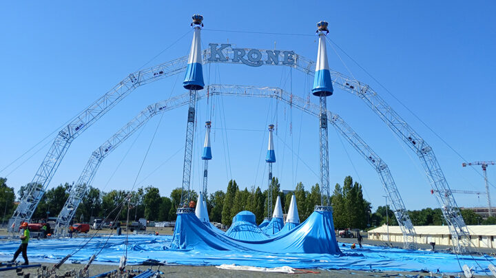 Zeltaufbau gestartet – Sehnde-News verlost Karten für Circus Krone