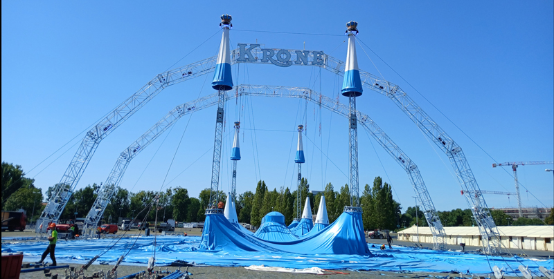 Zeltaufbau gestartet – Sehnde-News verlost Karten für Circus Krone