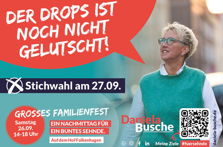 „Der Drops ist noch nicht gelutscht“: Daniela Busche startet mit „Sehnde ist bunt“ in den Endspurt