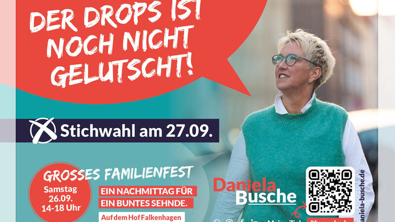 „Der Drops ist noch nicht gelutscht“: Daniela Busche startet mit „Sehnde ist bunt“ in den Endspurt