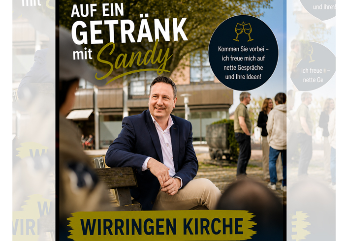 „Auf ein Getränk mit Sandy“ macht Station in Wirringen