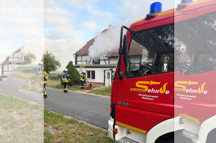 Verrauchtes Gebäude, drei vermisste Personen: großangelegte Einsatzübung für fünf Ortsfeuerwehren