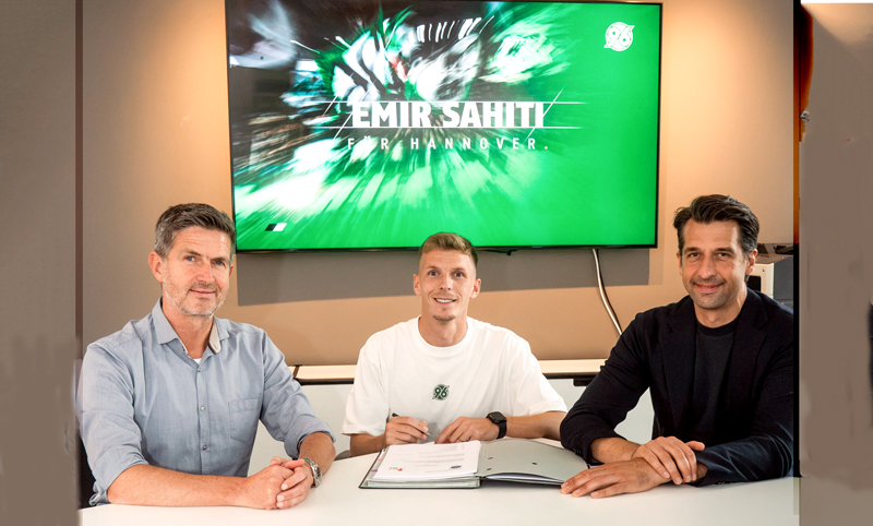 Verstärkung für die Außenbahn: Hannover 96 verpflichtet Emir Sahiti