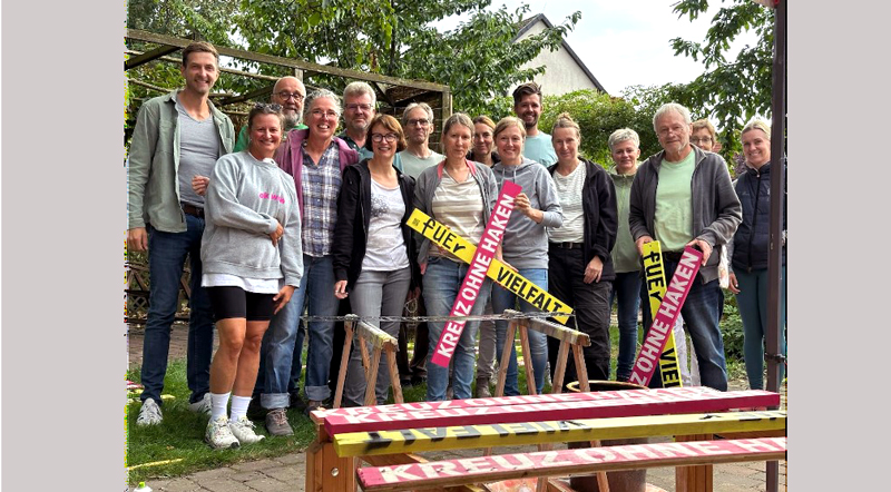 Kreuz ohne Haken – beherzt für Demokratie in Wehmingen