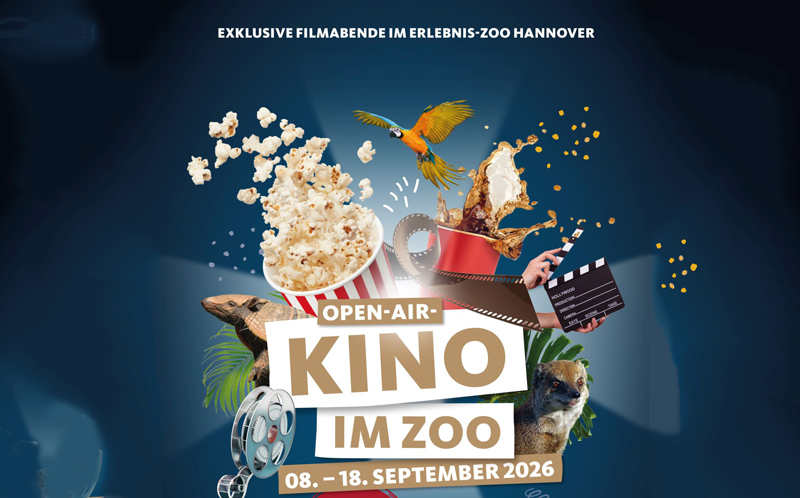 Spätsommer-Special: Open-Air-Kino im Erlebnis-Zoo