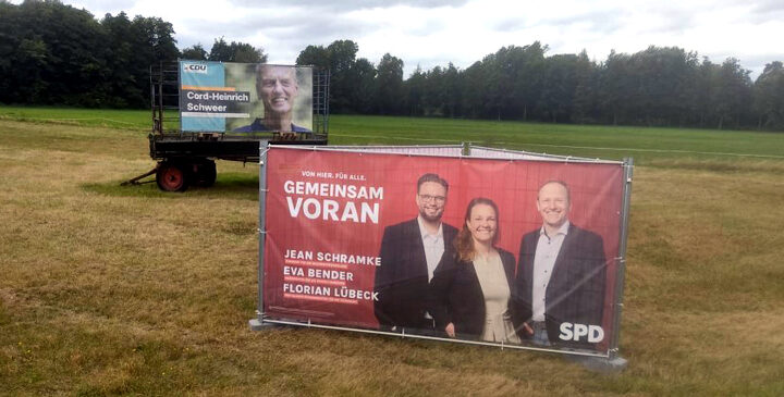 Plakat in Burgdorf falsch gepflanzt?
