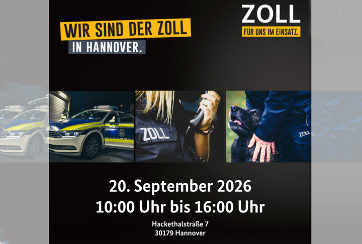 Tag der offenen Tür: „Wir sind der Zoll in Hannover“