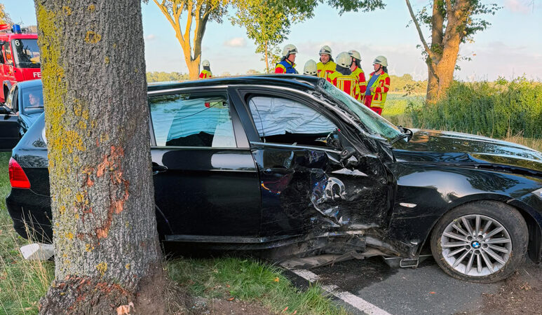 Auto fährt gegen Baum bei Immensen