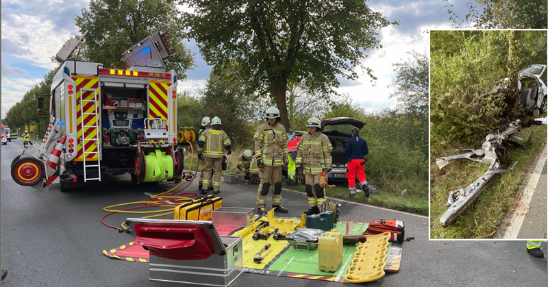 PKW-Fahrer stirbt bei Unfall in Lehrte