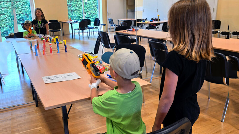 Wii-Schießen begeistert den Nachwuchs in Wassel