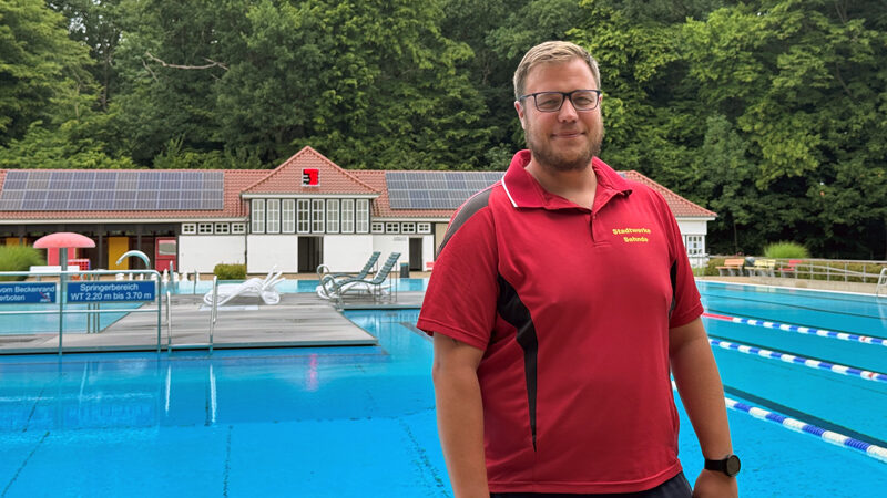 Waldbad-Schwimmmeister David Prost zieht positive Bilanz und blickt optimistisch auf die kommende Saison