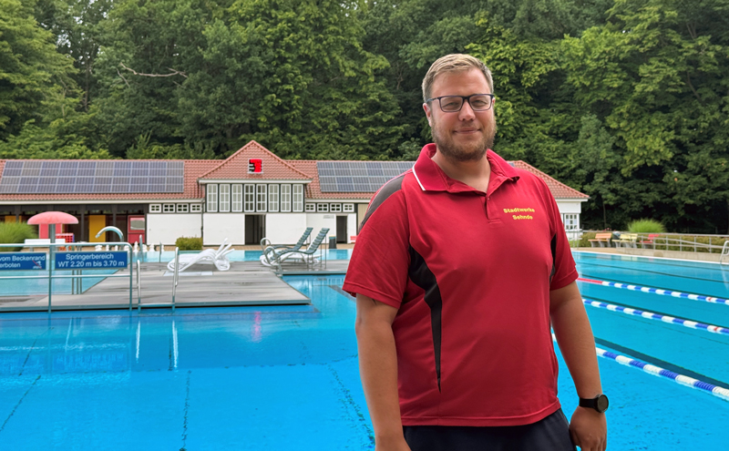 Waldbad-Schwimmmeister David Prost zieht positive Bilanz und blickt optimistisch auf die kommende Saison