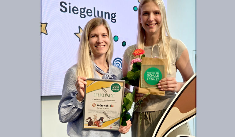 Fit für die digitale Welt: Wilhelm-Raabe-Schule wird „Internet-ABC-Schule“