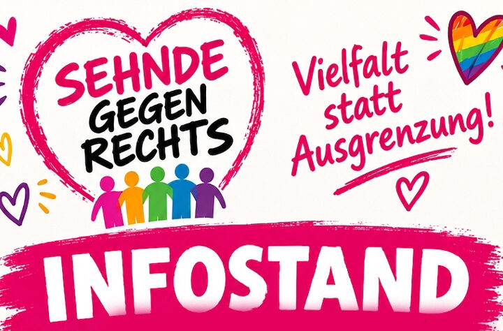 Sehnde gegen Rechts: Infos auf dem Marktplatz